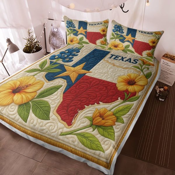 Best Texas Design Bedding Set Quilt TXBQ65