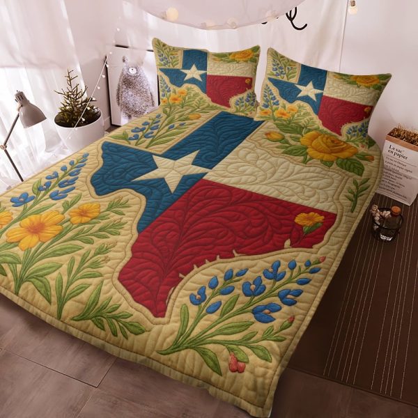 Best Texas Design Bedding Set Quilt TXBQ39