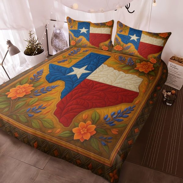 Best Texas Design Bedding Set Quilt TXBQ20