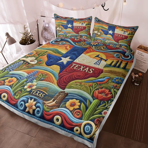 Best Texas Design Bedding Set Quilt TXBQ70