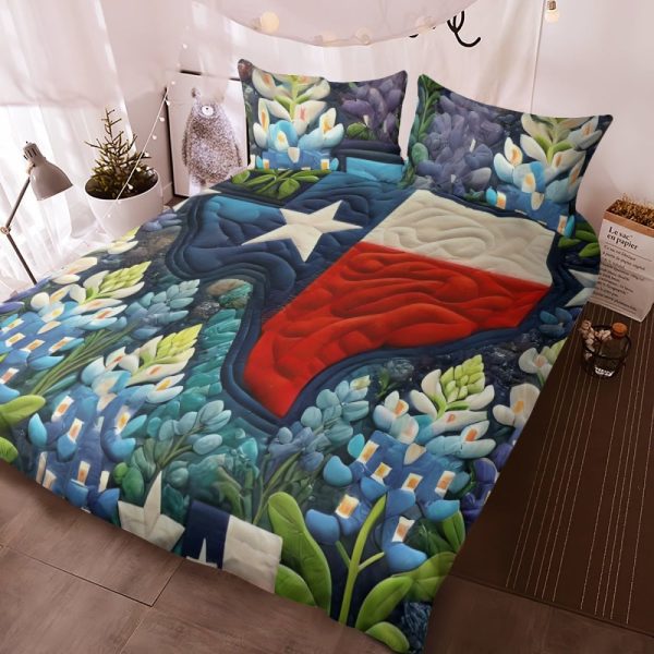Best Texas Design Bedding Set Quilt TXBQ18 - Image 2