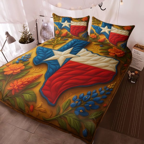 Best Texas Design Bedding Set Quilt TXBQ81