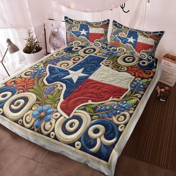 Best Texas Design Bedding Set Quilt TXBQ48