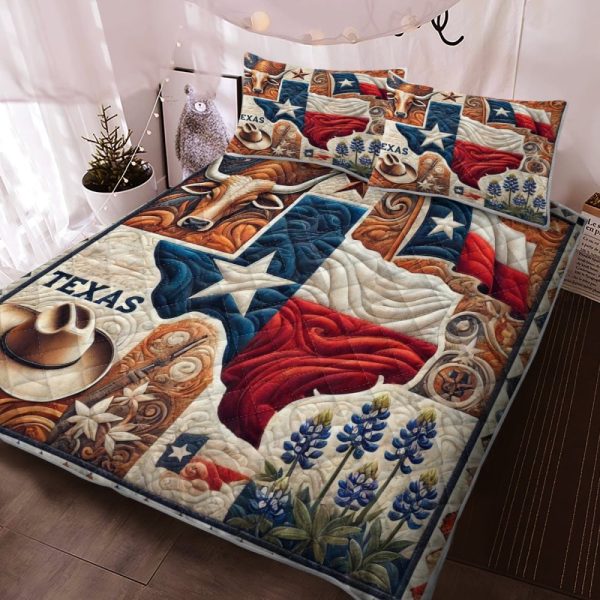Best Texas Design Bedding Set Quilt TXBQ32