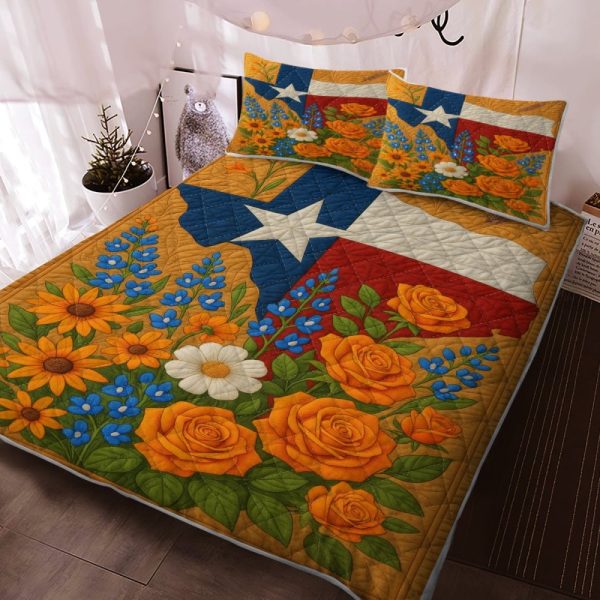 Best Texas Design Bedding Set Quilt TXBQ26