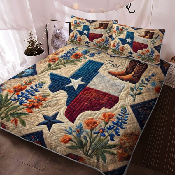Best Texas Design Bedding Set Quilt TXBQ3