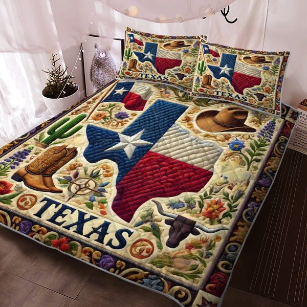 Best Texas Design Bedding Set Quilt TXBQ4