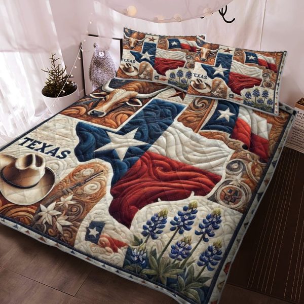 Best Texas Design Bedding Set Quilt TXBQ41
