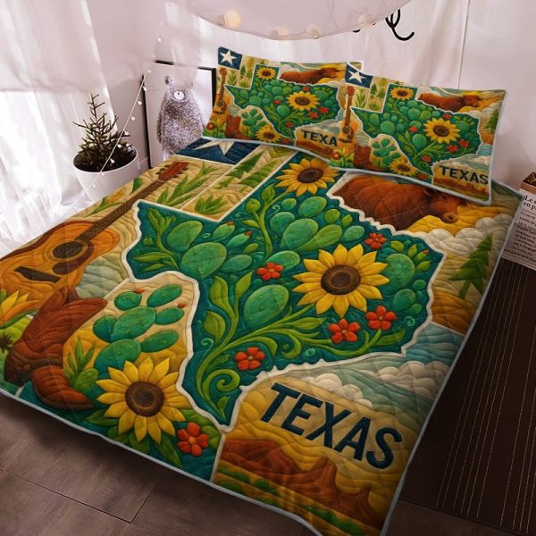 Best Texas Design Bedding Set Quilt Blanket Duvet Cover TXBQ16
