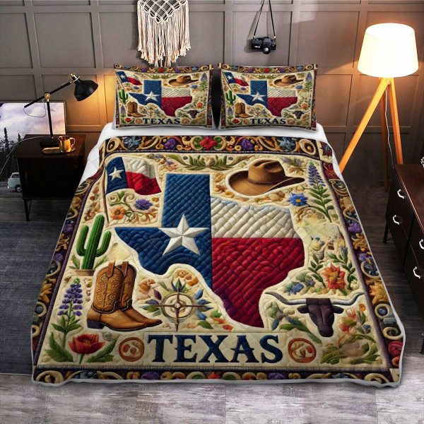 Best Texas Design Bedding Set Quilt TXBQ4 - Image 3