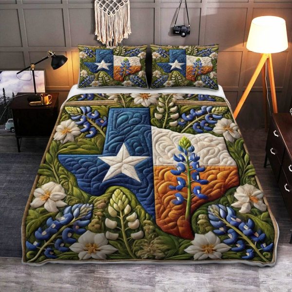 Best Texas Design Bedding Set Quilt Blanket Duvet Cover TXBQ9 - Image 3