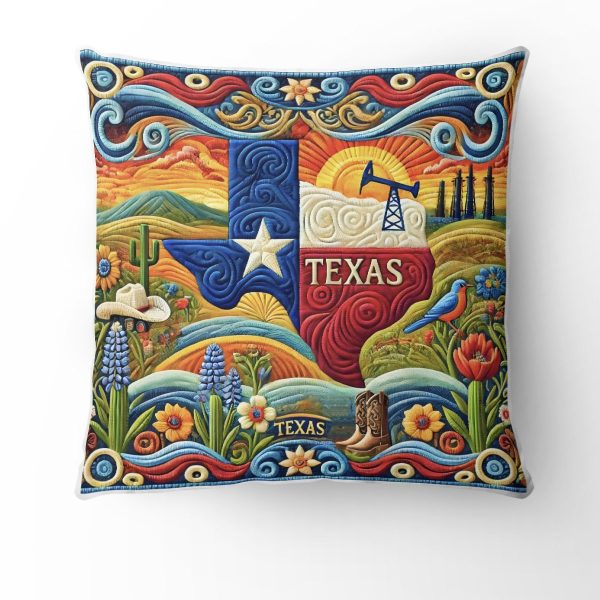 Best Texas Design Throw Pillow Decorative pillow cover PL75