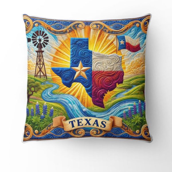 Best Texas Design Throw Pillow Decorative pillow cover PL16