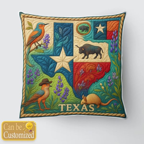 Best Texas Design Throw Pillow Decorative pillow cover PL30