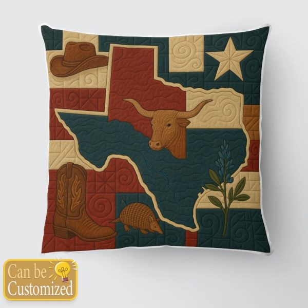 Best Texas Design Throw Pillow Decorative pillow cover PL28