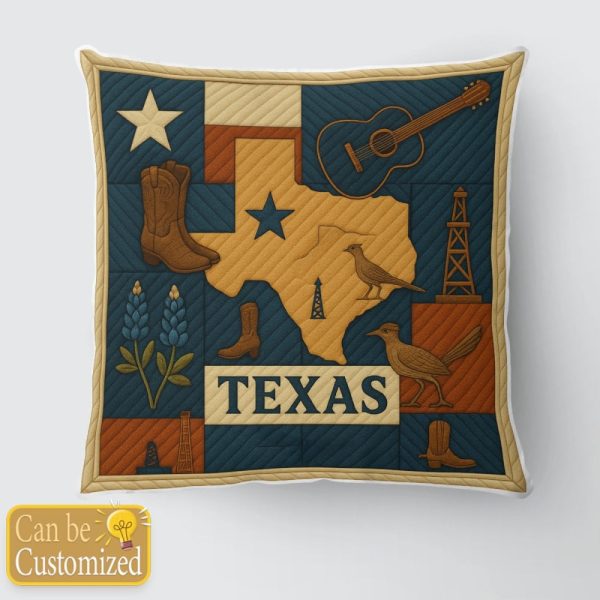 Best Texas Design Throw Pillow Decorative pillow cover PL29