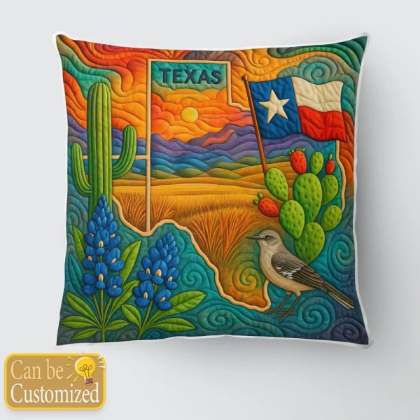 Best Texas Design Throw Pillow Decorative pillow cover PL77