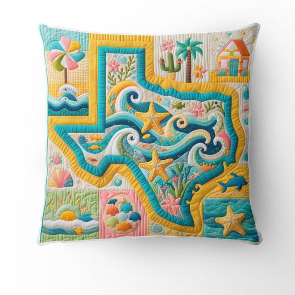 Best Texas Design Throw Pillow Decorative pillow cover PL19