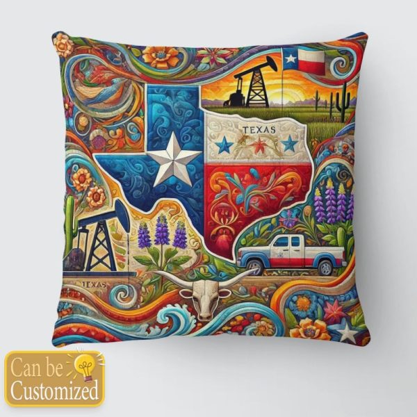 Best Texas Design Pillow01