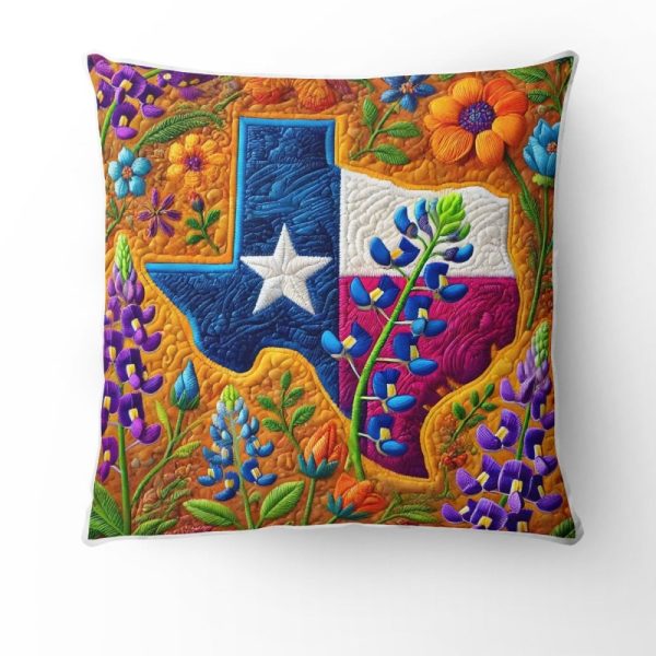 Best Texas Design Throw Pillow Decorative pillow cover PL15