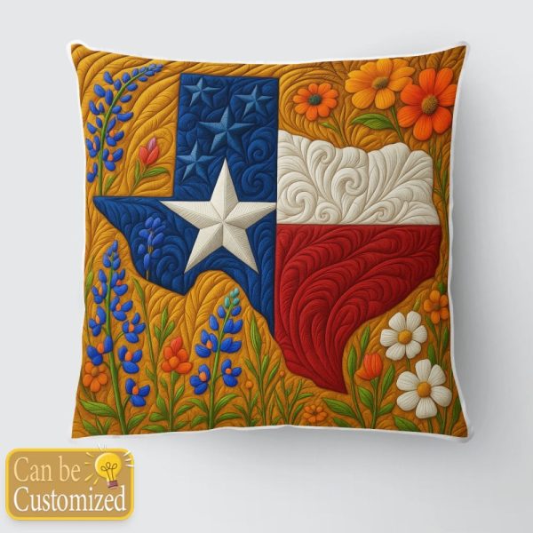 Best Texas Design Throw Pillow Decorative pillow cover PL25