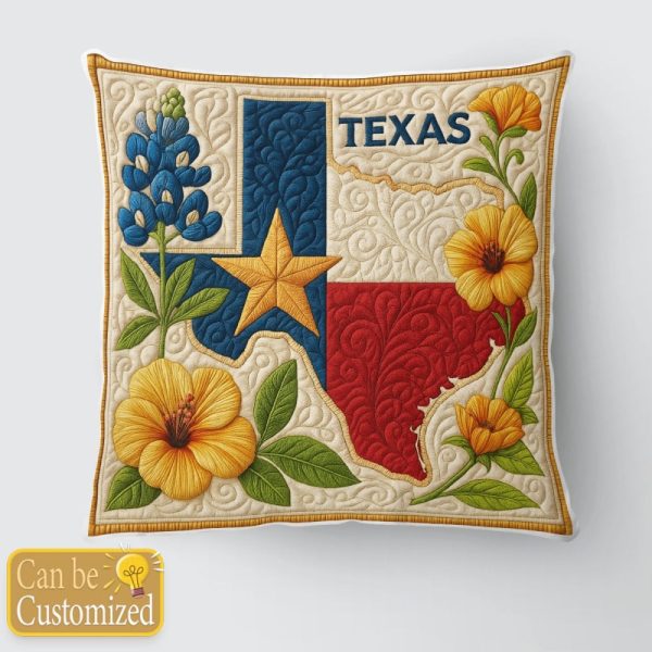 Best Texas Design Throw Pillow Decorative pillow cover PL65
