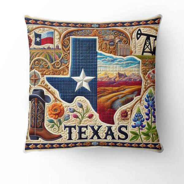 Best Texas Design Throw Pillow Decorative pillow cover PL14