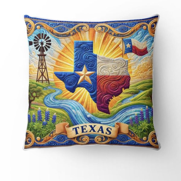 Best Texas Design Throw Pillow Decorative pillow cover PL54