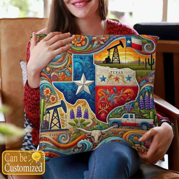 Best Texas Design Pillow01 - Image 2