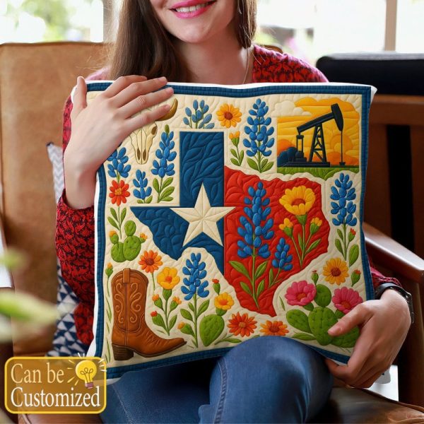 Best Texas Design Throw Pillow Decorative pillow cover PL62 - Image 4