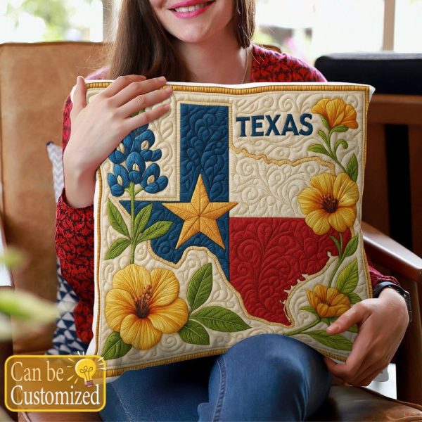 Best Texas Design Throw Pillow Decorative pillow cover PL65 - Image 4