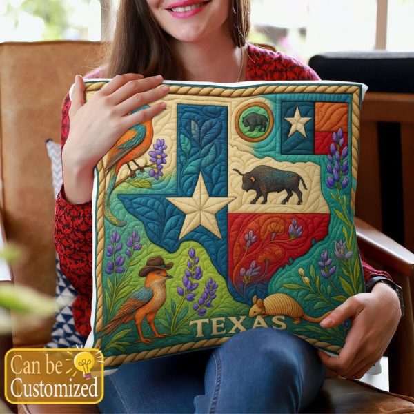 Best Texas Design Throw Pillow Decorative pillow cover PL30 - Image 2