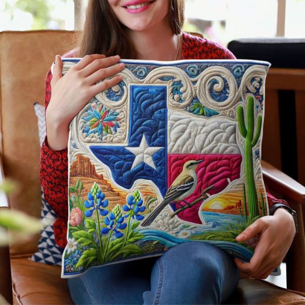 Best Texas Design Throw Pillow Decorative pillow cover PL18 - Image 4