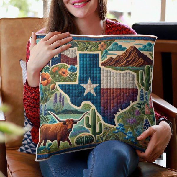 Best Texas Design Throw Pillow Decorative pillow cover PL03 - Image 5