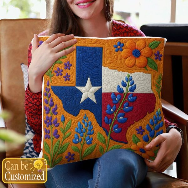 Best Texas Design Throw Pillow Decorative pillow cover PL24 - Image 4