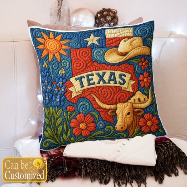 Best Texas Design Throw Pillow Decorative pillow cover PL61 - Image 3