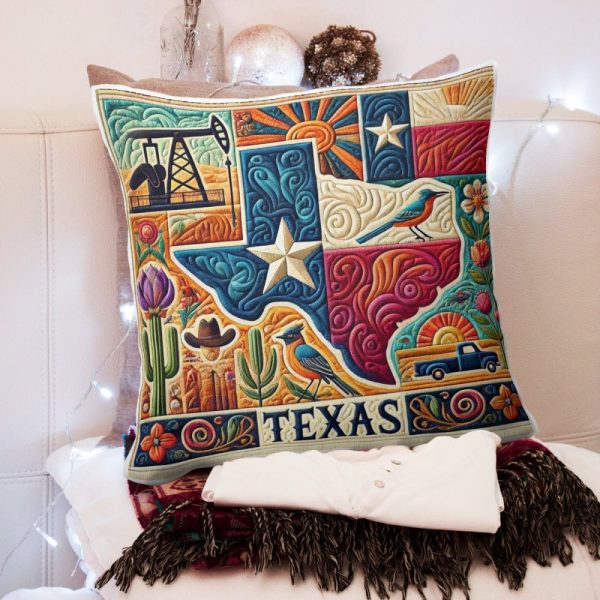 Best Texas Design Throw Pillow Decorative pillow cover PL17 - Image 3