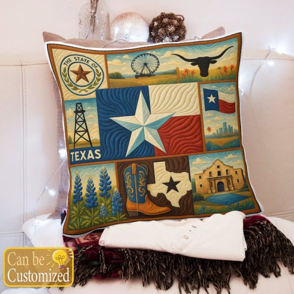 Best Texas Design Throw Pillow Decorative pillow cover PL58 - Image 3