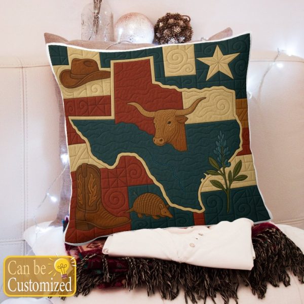 Best Texas Design Throw Pillow Decorative pillow cover PL28 - Image 3