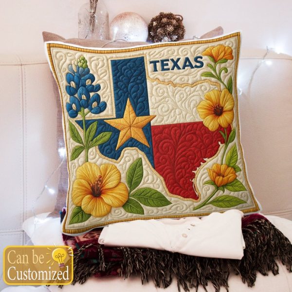 Best Texas Design Throw Pillow Decorative pillow cover PL65 - Image 3