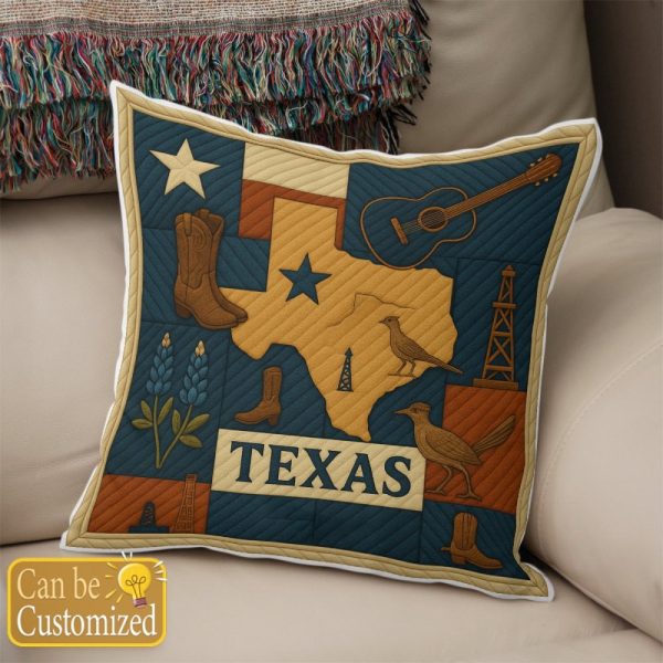 Best Texas Design Throw Pillow Decorative pillow cover PL29 - Image 3