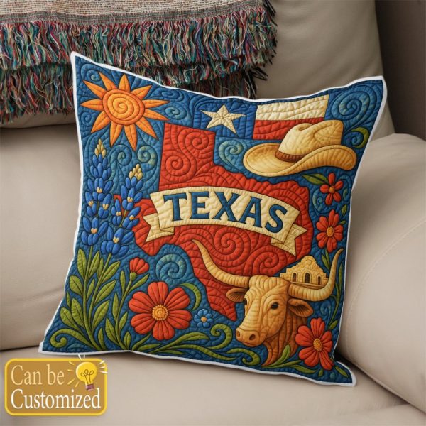 Best Texas Design Throw Pillow Decorative pillow cover PL61 - Image 2