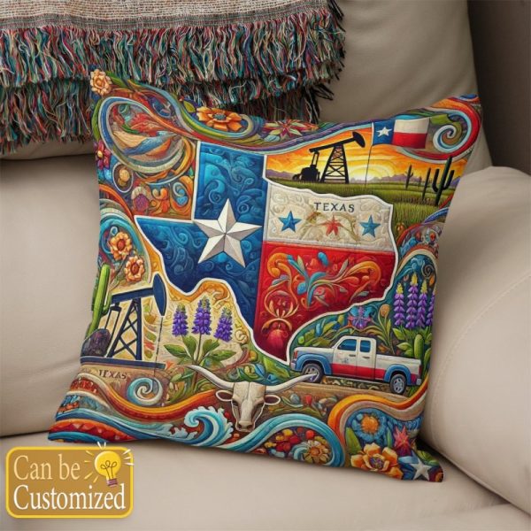 Best Texas Design Pillow01 - Image 4