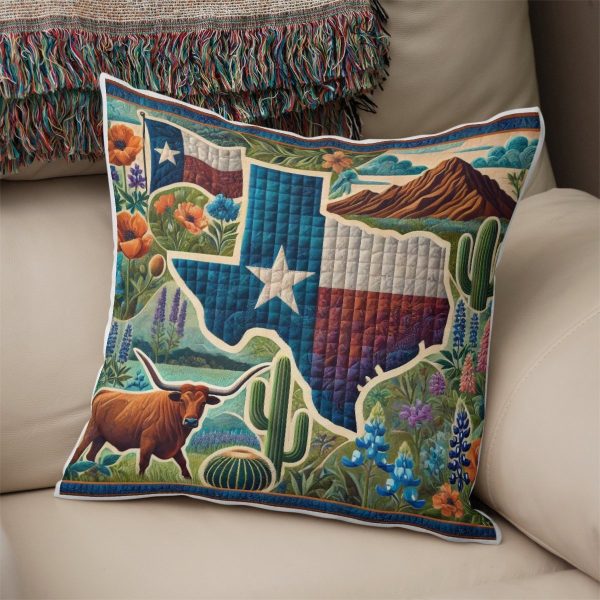 Best Texas Design Throw Pillow Decorative pillow cover PL03 - Image 3