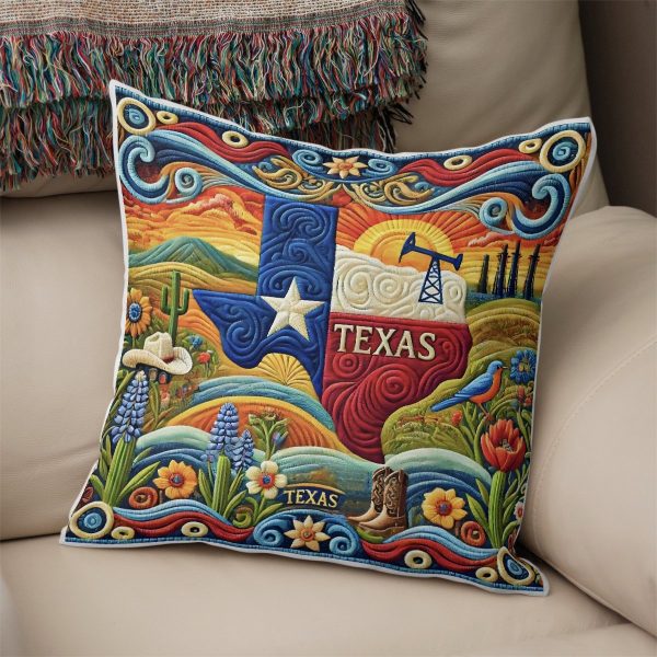 Best Texas Design Throw Pillow Decorative pillow cover PL75 - Image 2