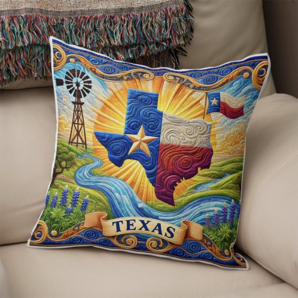 Best Texas Design Throw Pillow Decorative pillow cover PL54 - Image 3