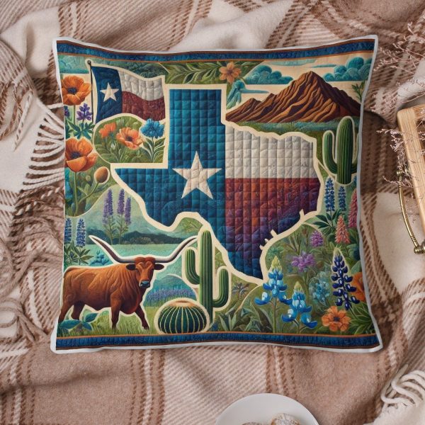 Best Texas Design Throw Pillow Decorative pillow cover PL03 - Image 2