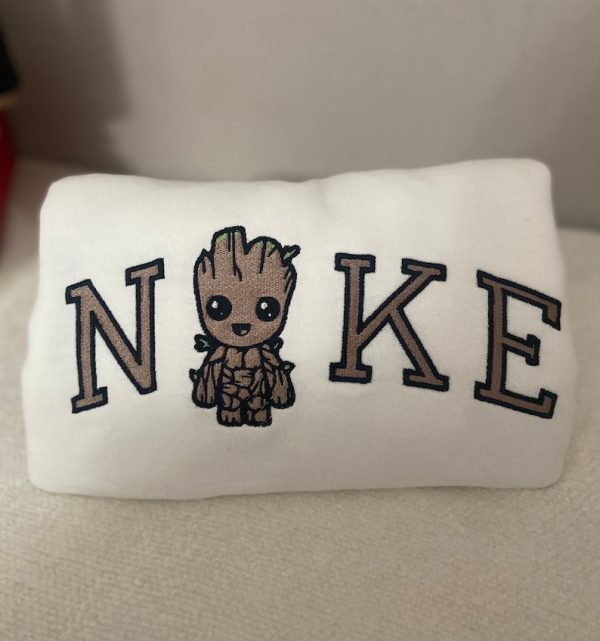 Nike X Baby Groot Star War Embroidered Sweatshirt - TerraBell Designs