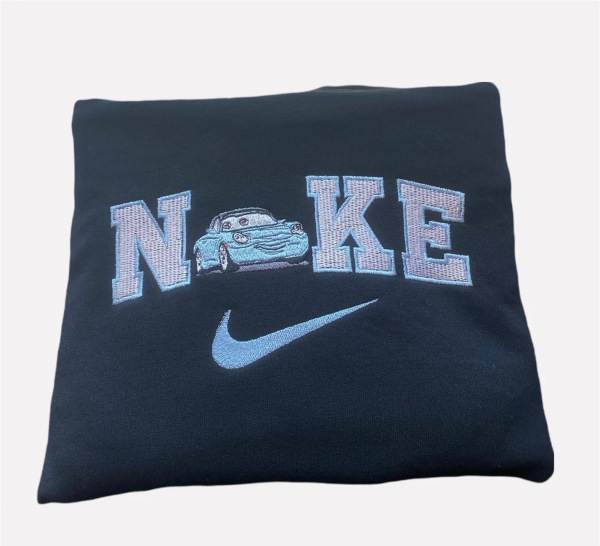 Premium Embroidered Sally Cars Lightning Mcqueen Matching Nike Sweatshirt - TerraBell Designs