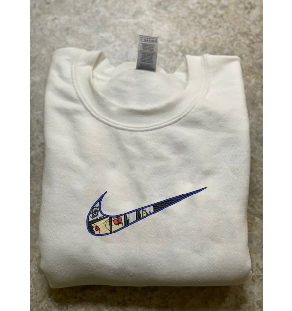 Nike Itachi Face Inspired Ninja Anime Embroidered Sweatshirt - TerraBell Designs